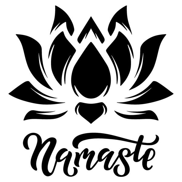 Wandtattoos: Namaste Lotusblume