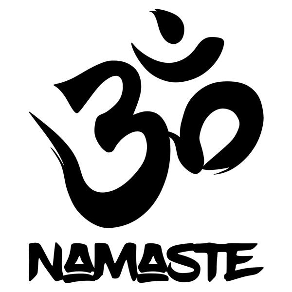 Wandtattoos: Mantra Om namaste