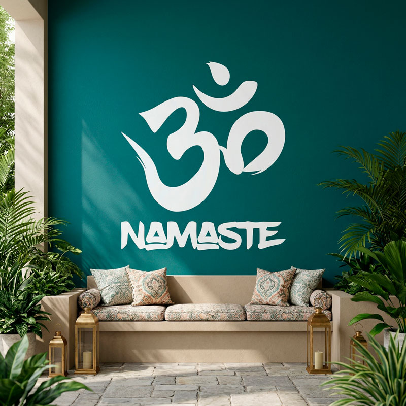 Om Zeichen mit Namaste 5/11