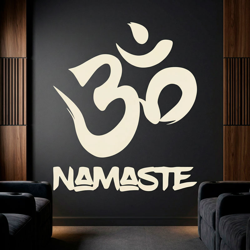 Om Zeichen mit Namaste 9/11