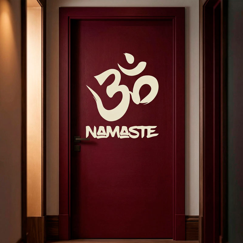 Om Zeichen mit Namaste 10/11