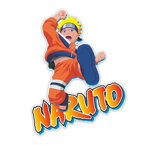 Kinderzimmer Wandtattoo: Naruto Springen
