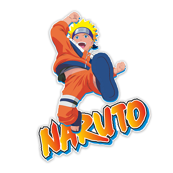Kinderzimmer Wandtattoo: Naruto Springen