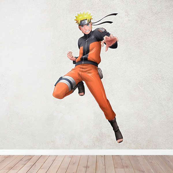 Kinderzimmer Wandtattoo: Naruto Bereit für den Kampf