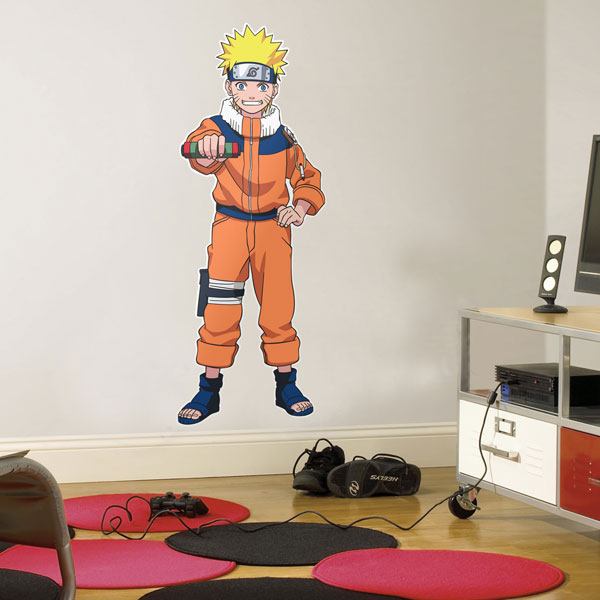 Kinderzimmer Wandtattoo: Naruto mit der Schriftrolle