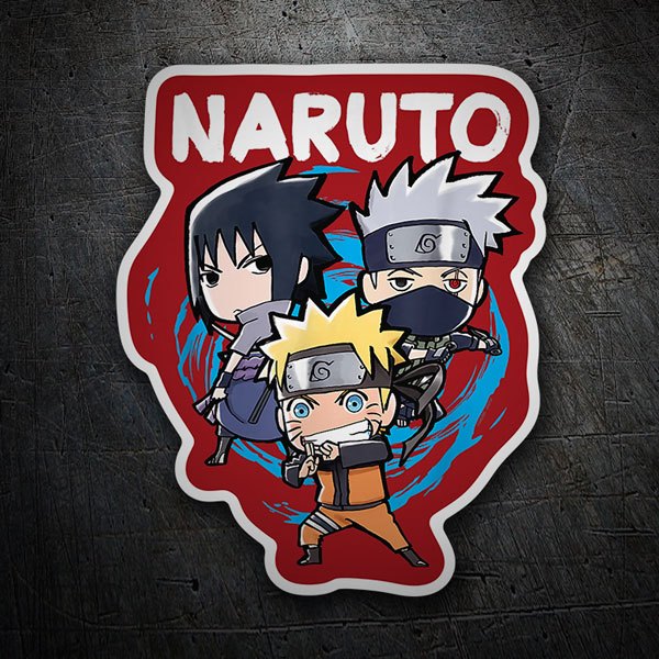 Kinderzimmer Wandtattoo: Naruto-Karikaturen 1