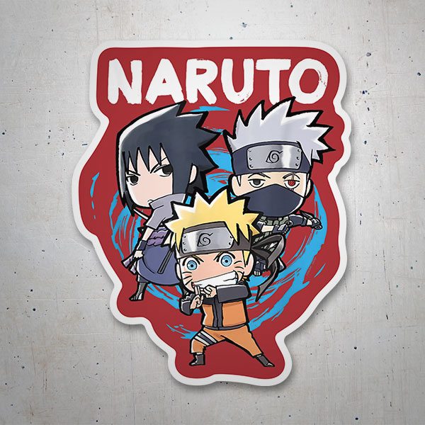 Kinderzimmer Wandtattoo: Naruto-Karikaturen