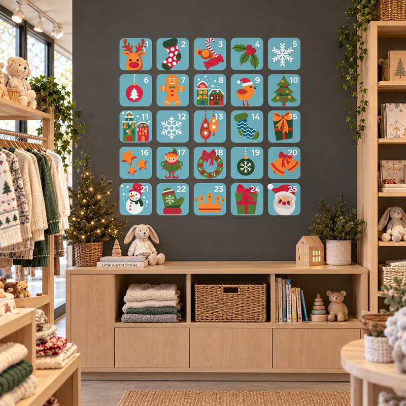 Wandtattoos: Adventskalender
