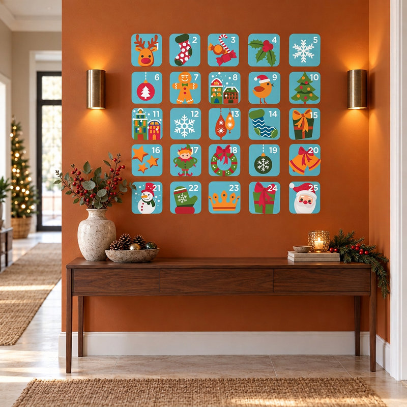 Wandtattoos: Adventskalender