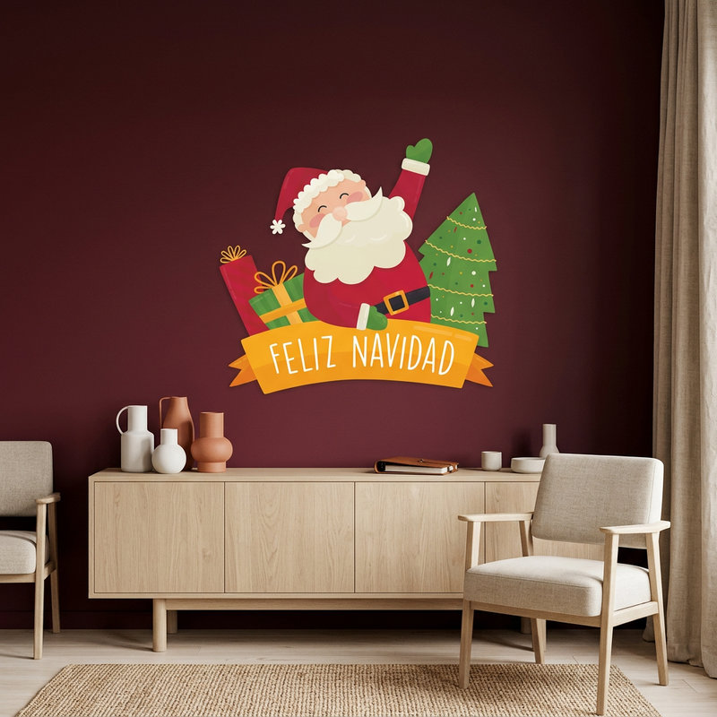 Wandtattoos: Frohe Weihnachten, auf Spanisch