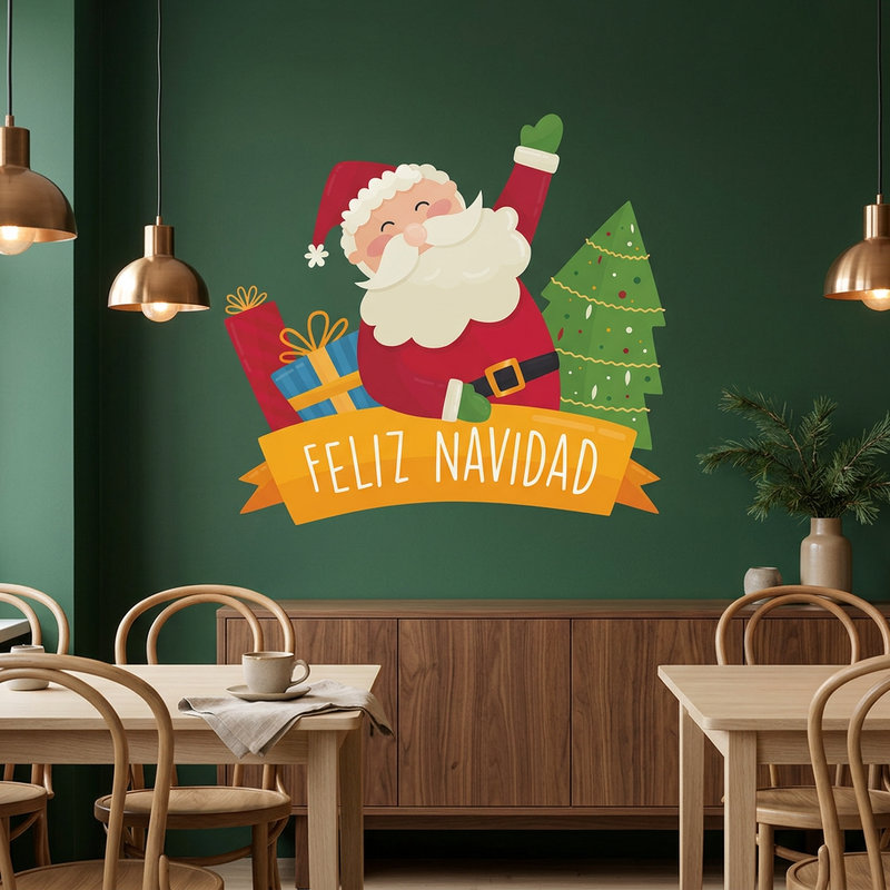 Wandtattoos: Frohe Weihnachten, auf Spanisch