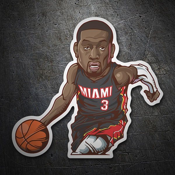 Aufkleber: NBA - Dwayne Wade