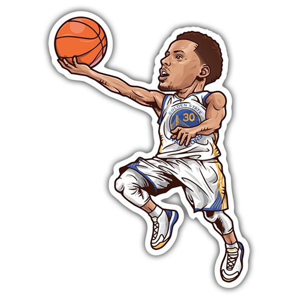Aufkleber: NBA - Stephen Curry