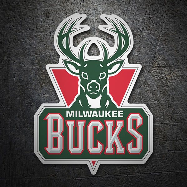 Aufkleber Nba Milwaukee Bucks Altes Schild Webwandtattoo Com
