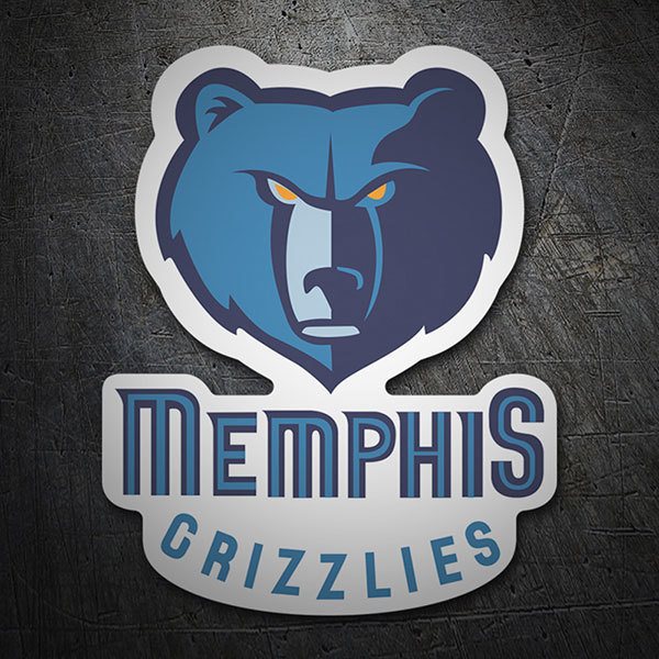 Aufkleber: NBA - Memphis Grizzlies schild