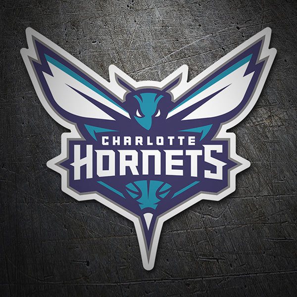 Aufkleber: NBA - Charlotte Hornets schild 1