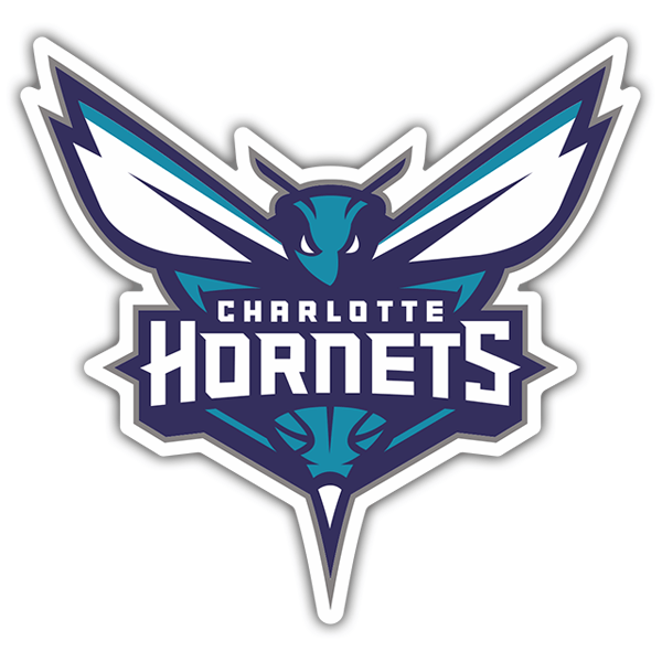 Aufkleber: NBA - Charlotte Hornets schild 0