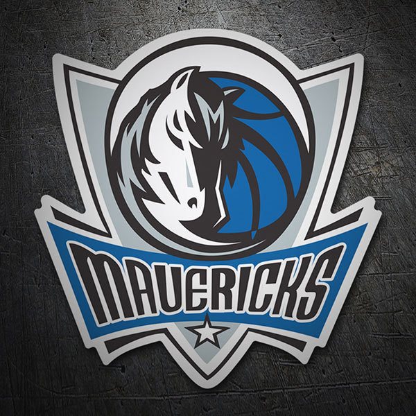 Aufkleber: NBA - Dallas Mavericks schild 1