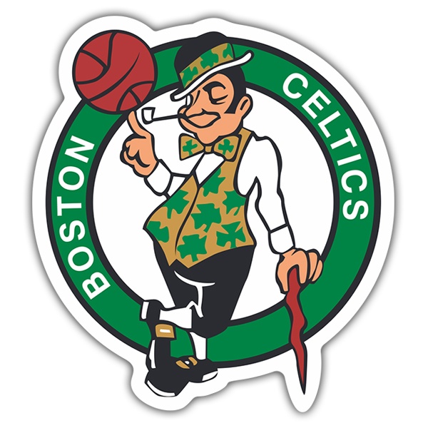 Aufkleber: NBA - Boston Celtics schild