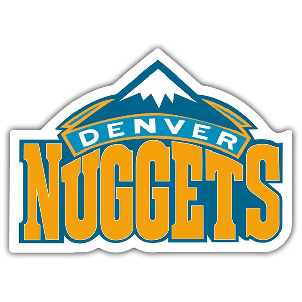Aufkleber: NBA - Denver Nuggets schild