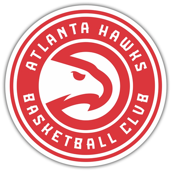 Aufkleber: NBA - Atlanta Hawks schild