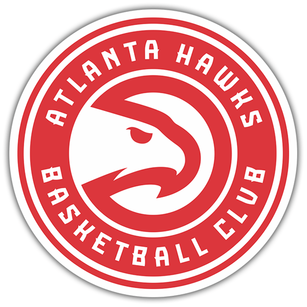 Aufkleber: NBA - Atlanta Hawks schild 0