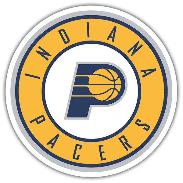 Aufkleber: NBA - Indiana Pacers schild