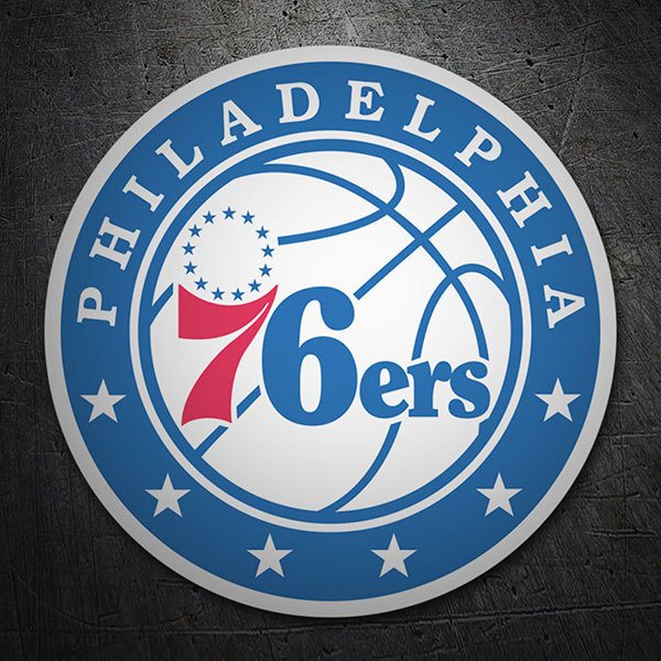 Aufkleber: NBA - Philadelphia 76ers schild 1