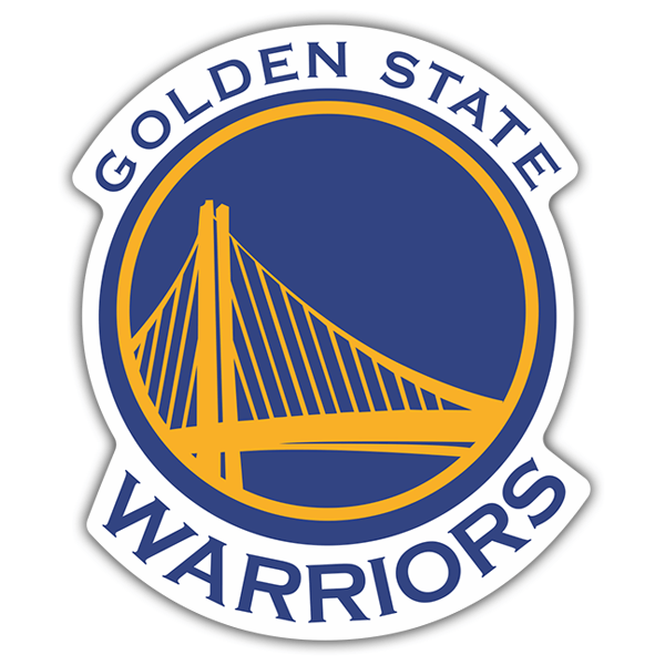Aufkleber: NBA - Golden State Warriors schild 0