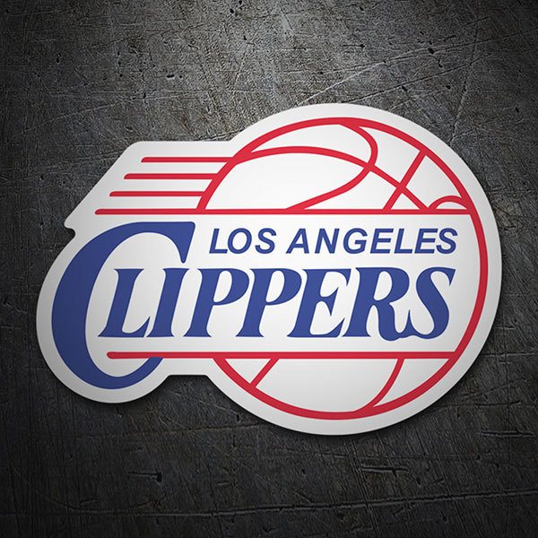 Aufkleber: NBA - Los Angeles Clippers altes schild 1