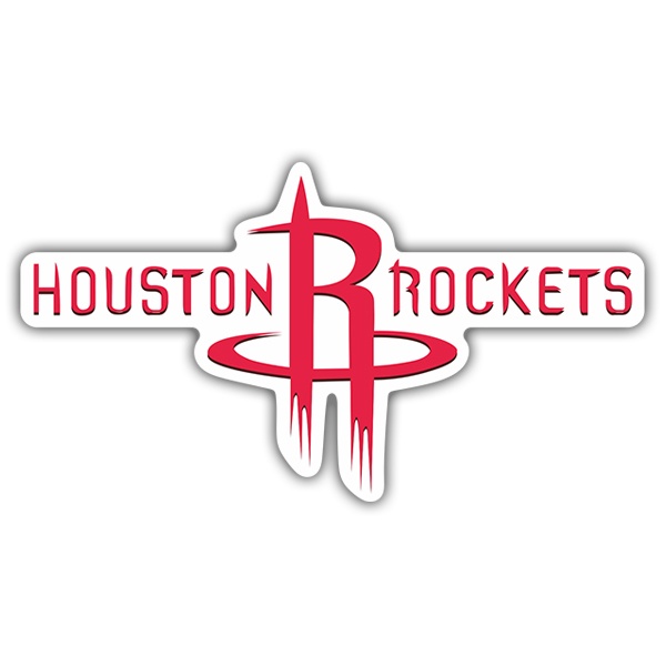 Aufkleber: NBA - Houston Rockets Schild
