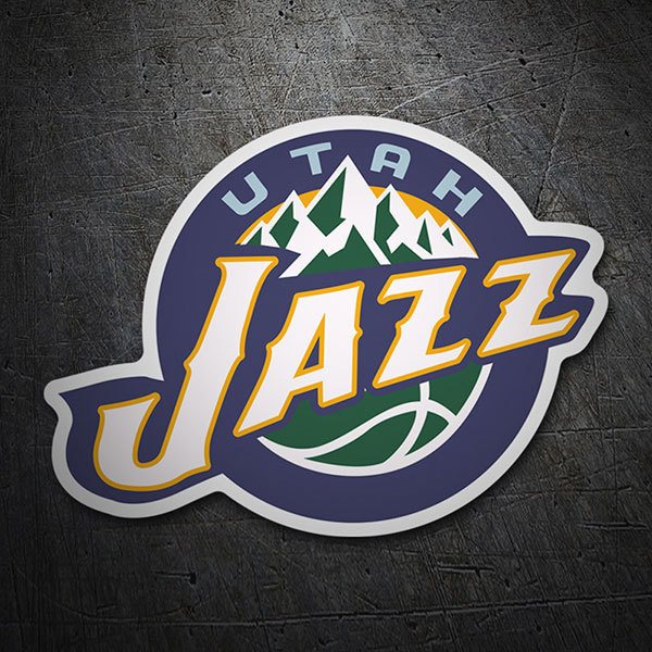 Aufkleber: NBA - Utah Jazz altes Schild