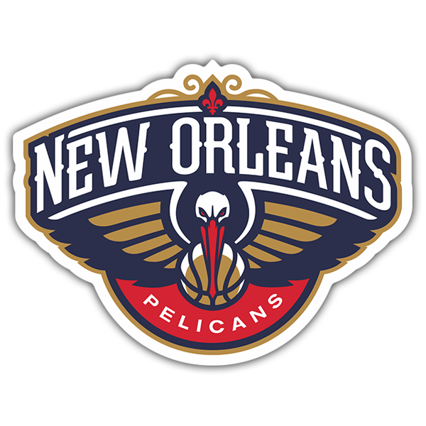 Aufkleber: NBA - New Orleans Pelicans schild