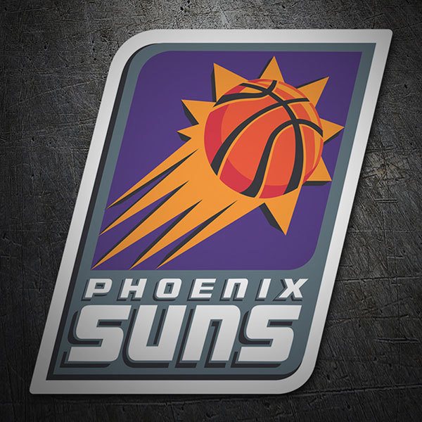 Aufkleber: NBA - Phoenix Suns altes schild