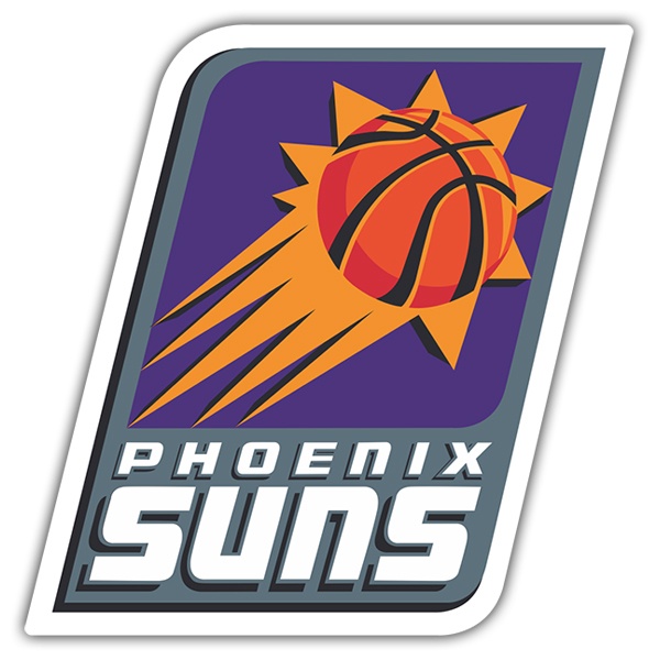 Aufkleber: NBA - Phoenix Suns altes schild