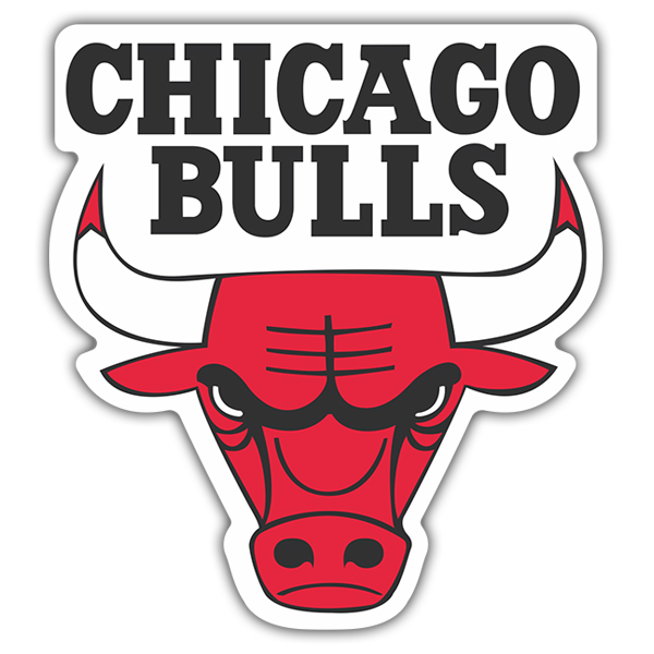 Aufkleber: NBA - Chicago Bulls schild