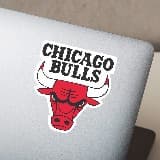 Aufkleber: NBA - Chicago Bulls schild 3
