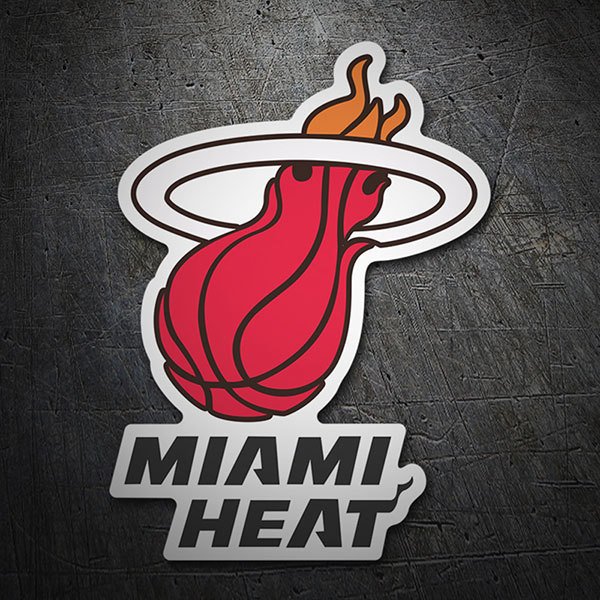 Aufkleber: NBA - Miami Heat schild