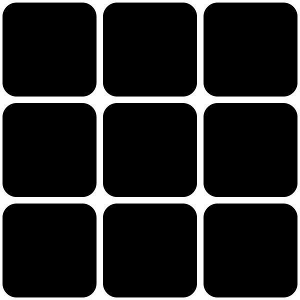 Wandtattoos: Kit 9 Quadrate
