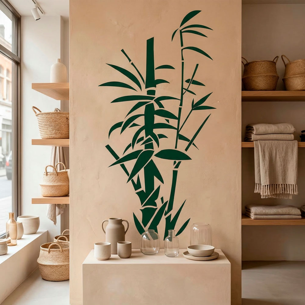 Wandtattoos: Blumen Bambus