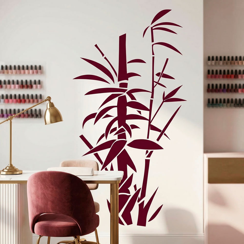 Wandtattoos: Blumen Bambus