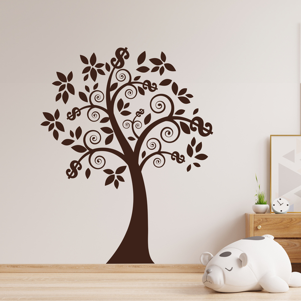 Wandtattoos: Blumen  Geld-Baum