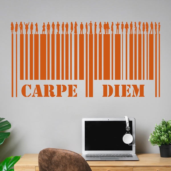 Wandtattoos: Carpe Diem - Barcode