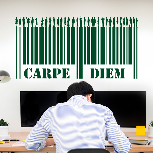 Wandtattoos: Carpe Diem - Barcode