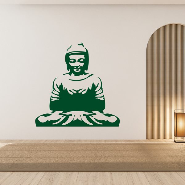 Wandtattoos: Buddha meditiert