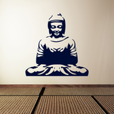 Wandtattoos: Buddha meditiert 4