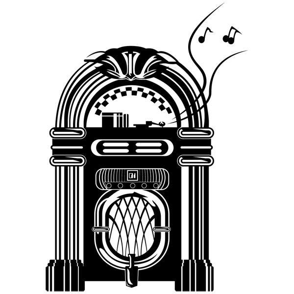 Wandtattoos: Wurlitzer Jukebox