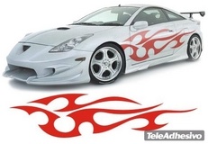 Aufkleber: New Flaming 1 2