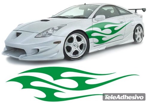 Aufkleber: New Flaming 7