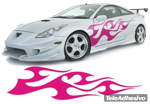 Aufkleber: New Flaming 10